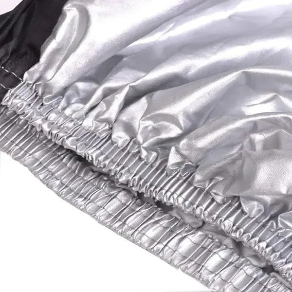 Waterproof PU-Coated Bike Cover for Up to 3 Bicycles or Motorcycle 200 x 105 x 110 cm - Silver and Black - Sports & Fitness > Bikes & Accessories > Bicycle Bags - Rivercity House & Home Co. (ABN 18 642 972 209) - Affordable Modern Furniture Australia