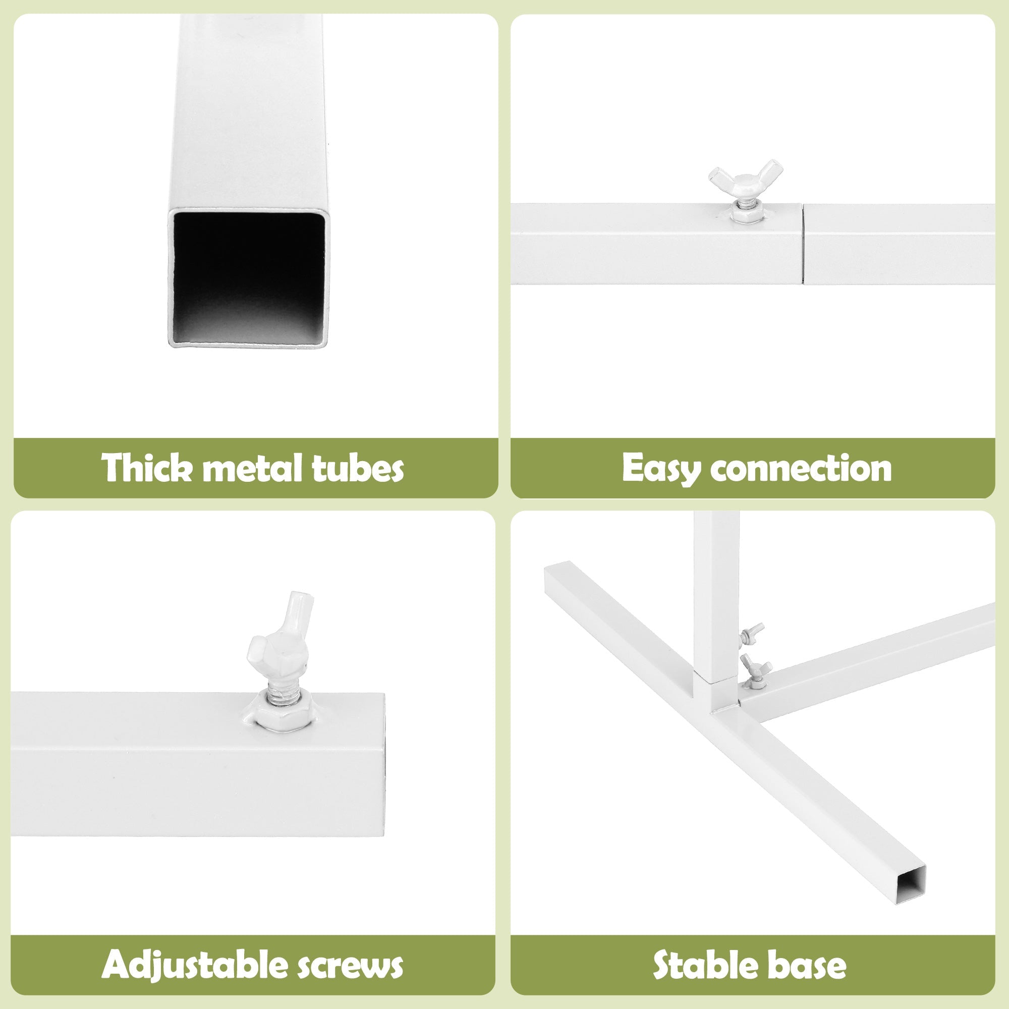 Wedding Arch Backdrop Stand Set of 3 Metal Wedding Arched Frame White, Easy to Assemble, Stable Balloon Arch Standfor Wedding, Baby Shower, Party Decoration - Occasions > Wedding Accessories > Other Wedding Decorations - Rivercity House & Home Co. (ABN 18 642 972 209) - Affordable Modern Furniture Australia