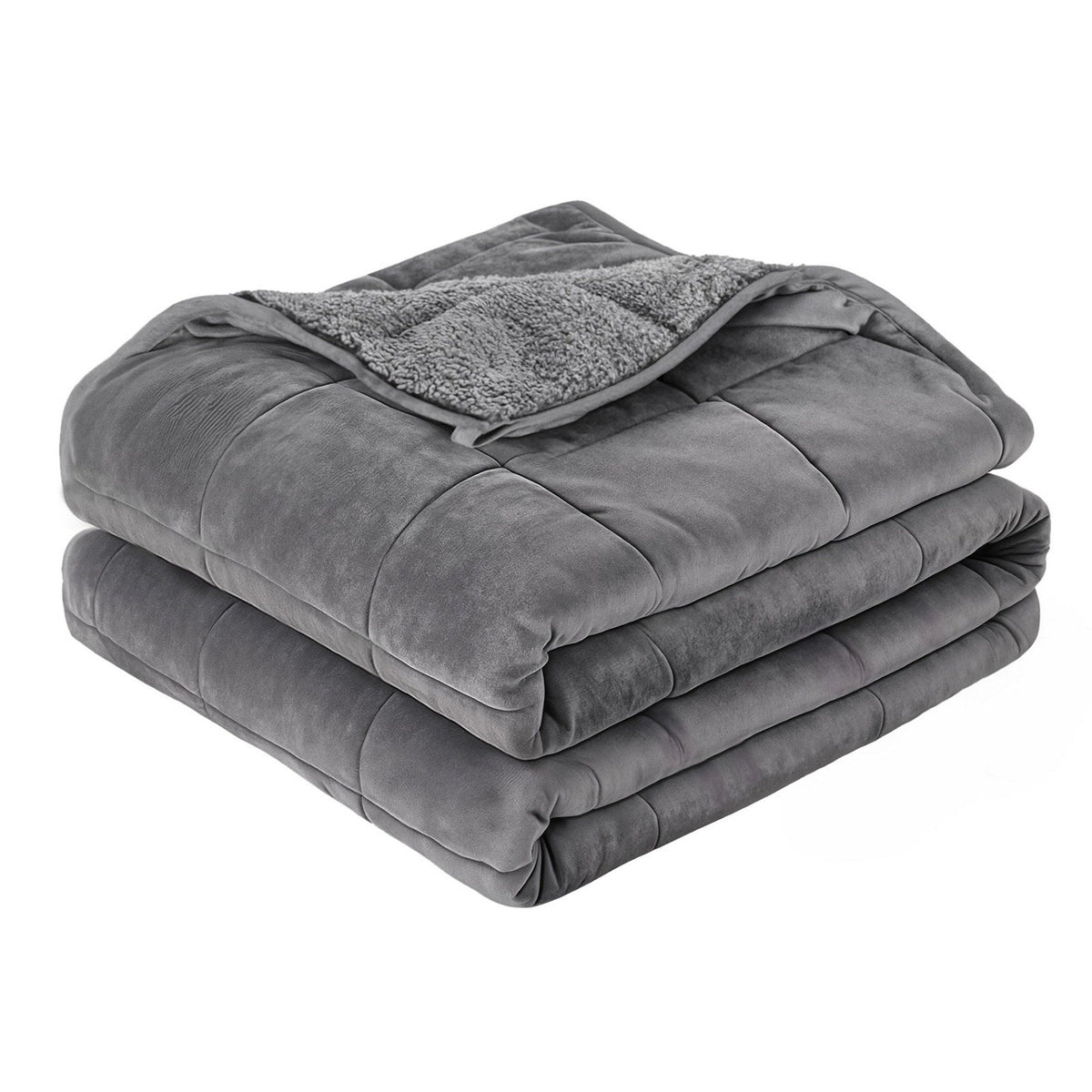 Weighted Blanket Fleece Sherpa Heavy Blanket 4.5KG - Home & Garden > Bedding > Blankets & Throws - Rivercity House & Home Co. (ABN 18 642 972 209) - Affordable Modern Furniture Australia