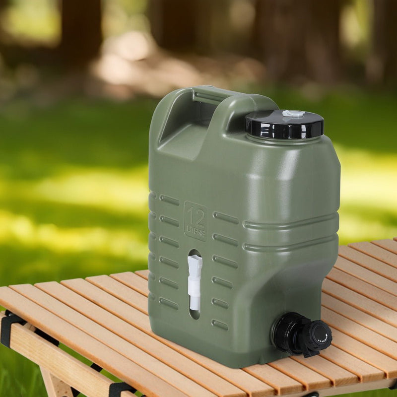 Weisshorn12L Water Container Jerry Can Bucket Camping Outdoor Storage Tank - Outdoor > Camping - Rivercity House & Home Co. (ABN 18 642 972 209) - Affordable Modern Furniture Australia