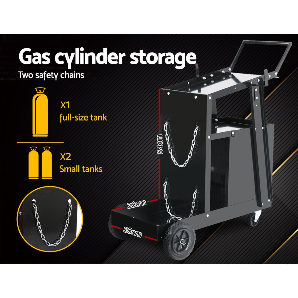 Welding Trolley Cart 4 Drawer MIG TIG ARC Welder Plasma Cutter - Tools > Tools Storage > Utility Trolleys - Rivercity House & Home Co. (ABN 18 642 972 209) - Affordable Modern Furniture Australia