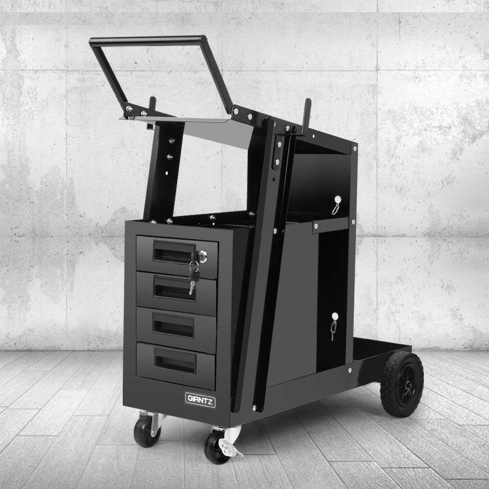 Welding Trolley Cart 4 Drawer MIG TIG ARC Welder Plasma Cutter - Tools > Tools Storage > Utility Trolleys - Rivercity House & Home Co. (ABN 18 642 972 209) - Affordable Modern Furniture Australia