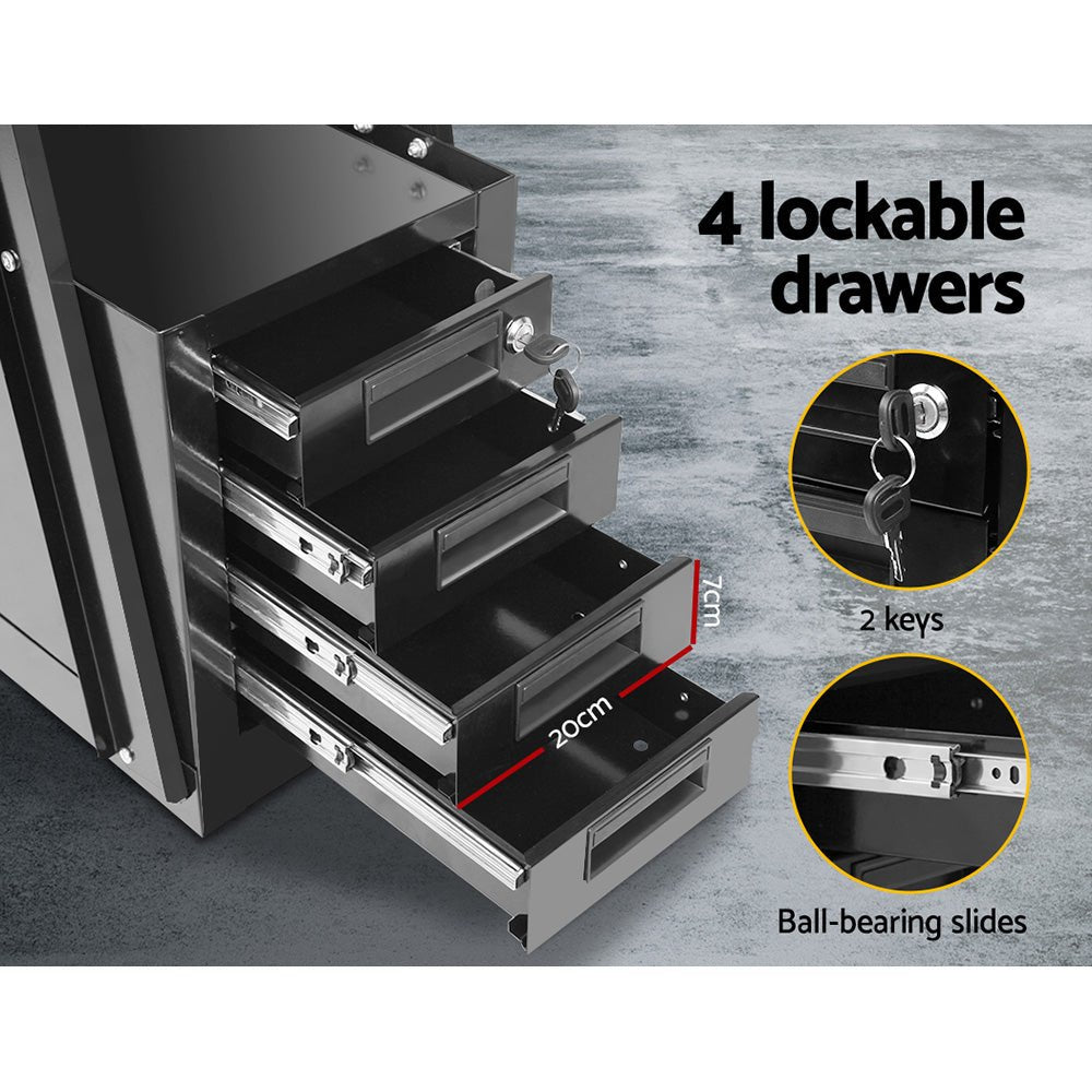 Welding Trolley Cart 4 Drawer MIG TIG ARC Welder Plasma Cutter - Tools > Tools Storage > Utility Trolleys - Rivercity House & Home Co. (ABN 18 642 972 209) - Affordable Modern Furniture Australia