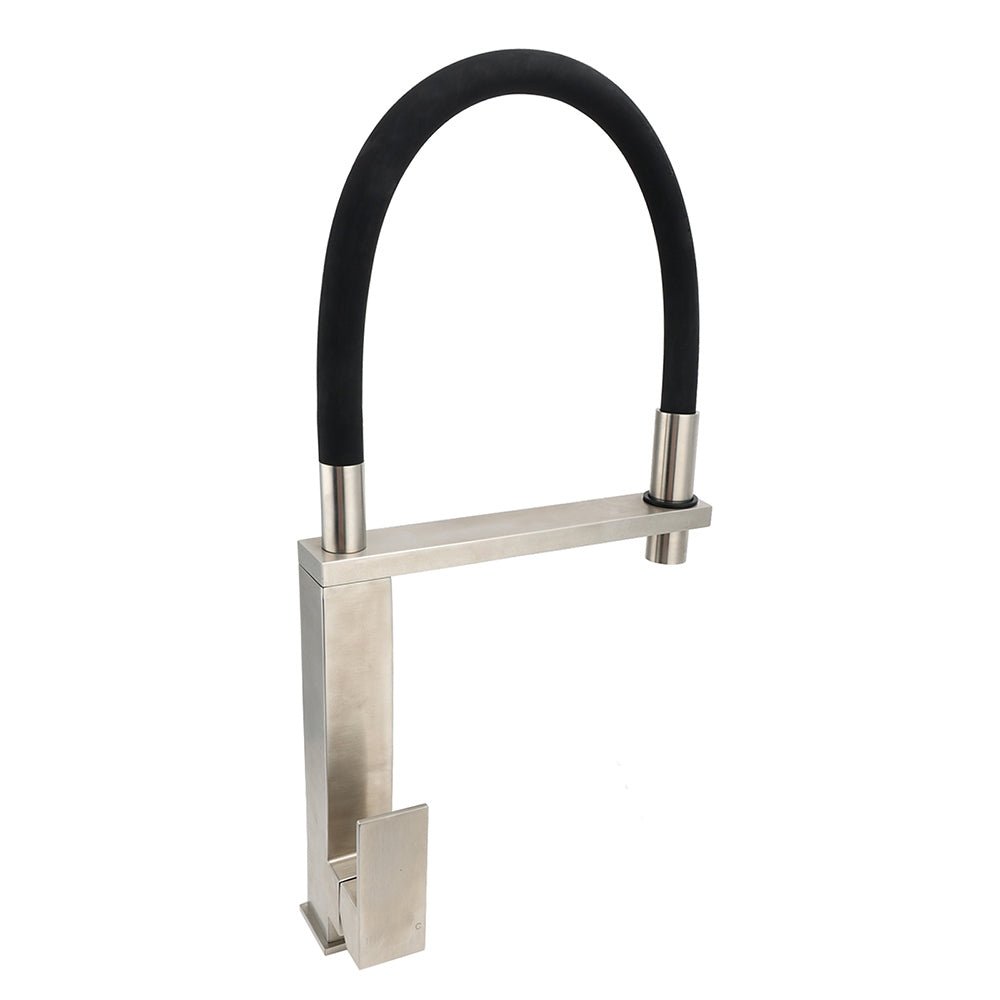 WELS 6.0L/m Chrome Kitchen Sink Basin Mixer Swivel Faucet Tapware Pull Out Spout - Furniture > Bathroom > Shower Heads & Screens - Rivercity House & Home Co. (ABN 18 642 972 209) - Affordable Modern Furniture Australia