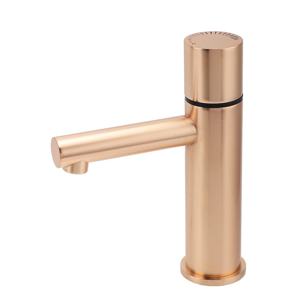 WELS 6L/min Rose Gold Basin Mixer Vanity Sink Bubble Faucet Tap Washing Laundry - Furniture > Bathroom > Shower Heads & Screens - Rivercity House & Home Co. (ABN 18 642 972 209) - Affordable Modern Furniture Australia