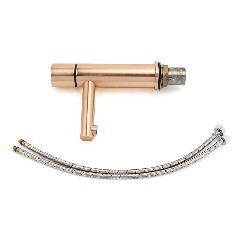 WELS 6L/min Rose Gold Basin Mixer Vanity Sink Bubble Faucet Tap Washing Laundry - Furniture > Bathroom > Shower Heads & Screens - Rivercity House & Home Co. (ABN 18 642 972 209) - Affordable Modern Furniture Australia