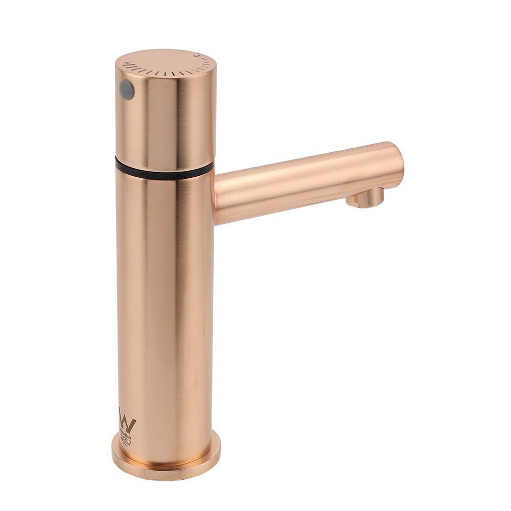 WELS 6L/min Rose Gold Basin Mixer Vanity Sink Bubble Faucet Tap Washing Laundry - Furniture > Bathroom > Shower Heads & Screens - Rivercity House & Home Co. (ABN 18 642 972 209) - Affordable Modern Furniture Australia