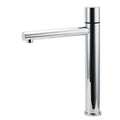 6L/min Tall Round Basin Mixer Vanity Sink Bubble Faucet Tap - Chrome
