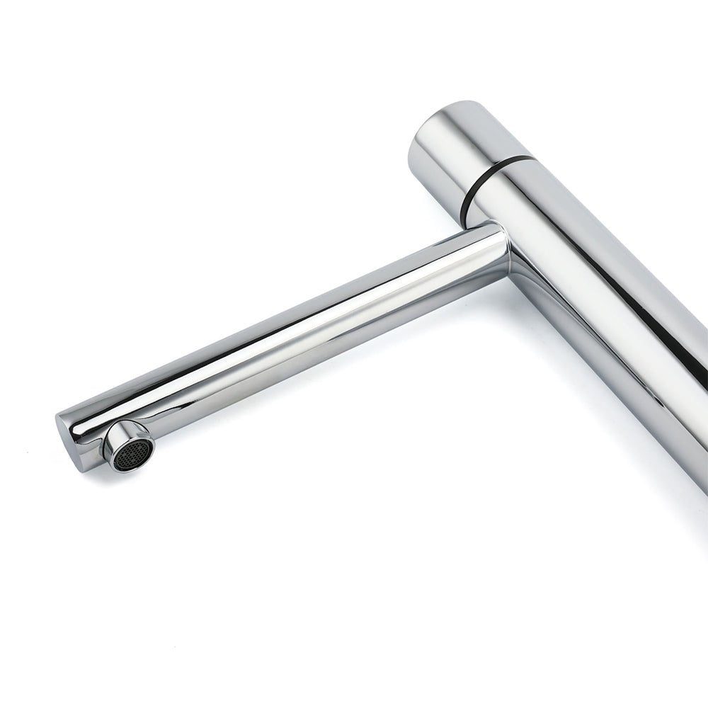 WELS 6L/min Tall Basin Mixer Vanity Sink Bubble Faucet Tap Laundry Chrome Round - Furniture > Bathroom > Shower Heads & Screens - Rivercity House & Home Co. (ABN 18 642 972 209) - Affordable Modern Furniture Australia