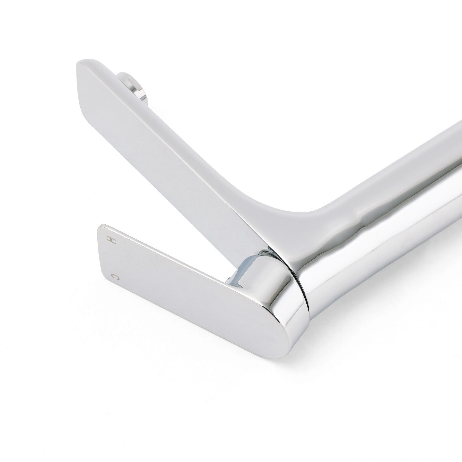 WELS Bathroom Chrome Round Tall Basin Mixer Vanity Faucet Laundry Counter Tap - Furniture > Bathroom > Shower Heads & Screens - Rivercity House & Home Co. (ABN 18 642 972 209) - Affordable Modern Furniture Australia