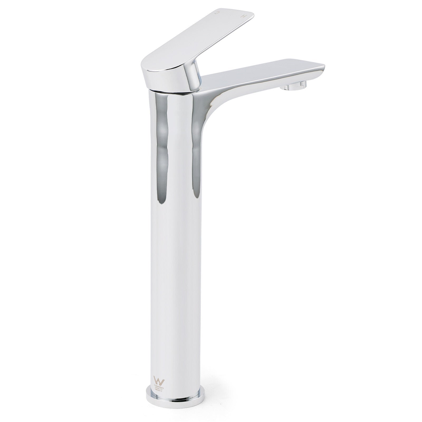 WELS Bathroom Chrome Round Tall Basin Mixer Vanity Faucet Laundry Counter Tap - Furniture > Bathroom > Shower Heads & Screens - Rivercity House & Home Co. (ABN 18 642 972 209) - Affordable Modern Furniture Australia
