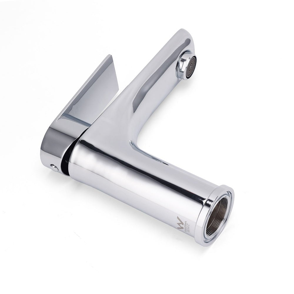 WELS Bathroom Vanity Kitchen Laundry Round Chrome Basin Mixer Sink Faucet Tap - Furniture > Bathroom > Shower Heads & Screens - Rivercity House & Home Co. (ABN 18 642 972 209) - Affordable Modern Furniture Australia