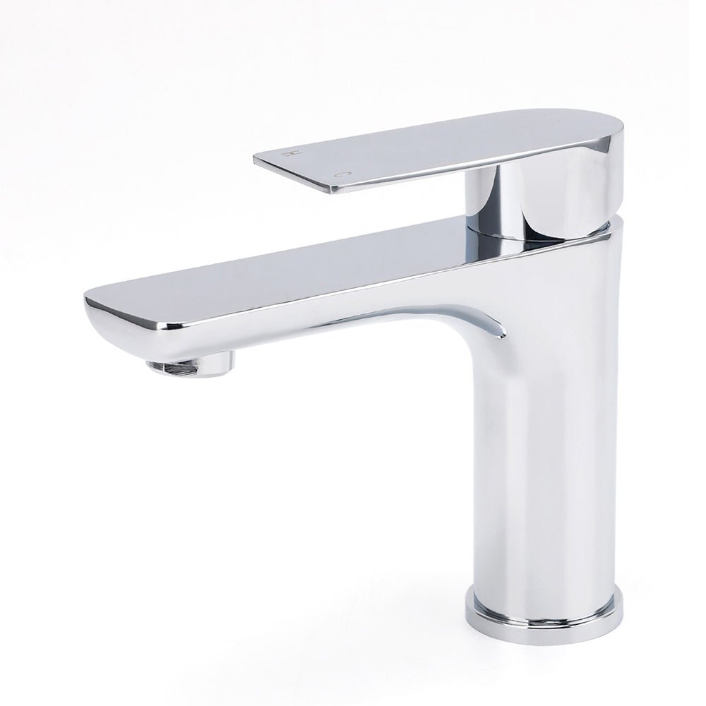WELS Bathroom Vanity Kitchen Laundry Round Chrome Basin Mixer Sink Faucet Tap - Furniture > Bathroom > Shower Heads & Screens - Rivercity House & Home Co. (ABN 18 642 972 209) - Affordable Modern Furniture Australia