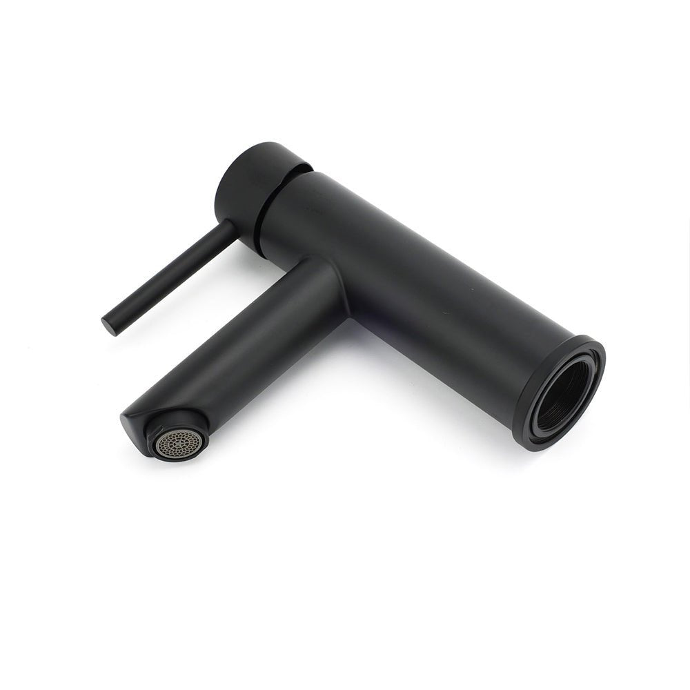 WELS Black 7.5L/min Kitchen Laundry Round Basin Mixer Vanity Sink Faucet Tap Set - Furniture > Bathroom > Shower Heads & Screens - Rivercity House & Home Co. (ABN 18 642 972 209) - Affordable Modern Furniture Australia