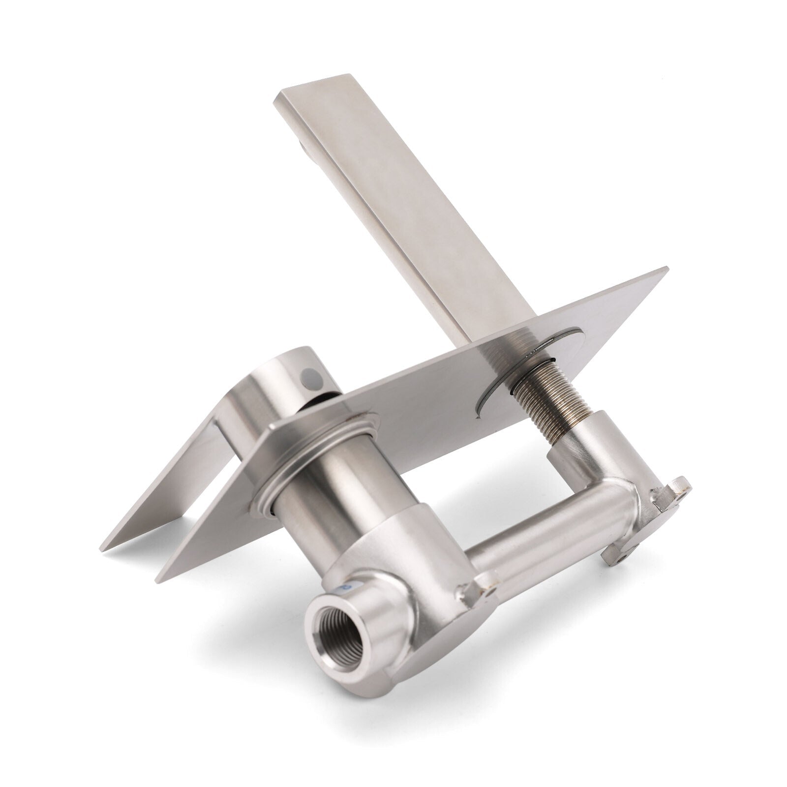 WELS Bruhsed Nickel Square Wall Concealed Basin Mixer Laundry Faucet Tap Spout - Furniture > Bathroom > Shower Heads & Screens - Rivercity House & Home Co. (ABN 18 642 972 209) - Affordable Modern Furniture Australia