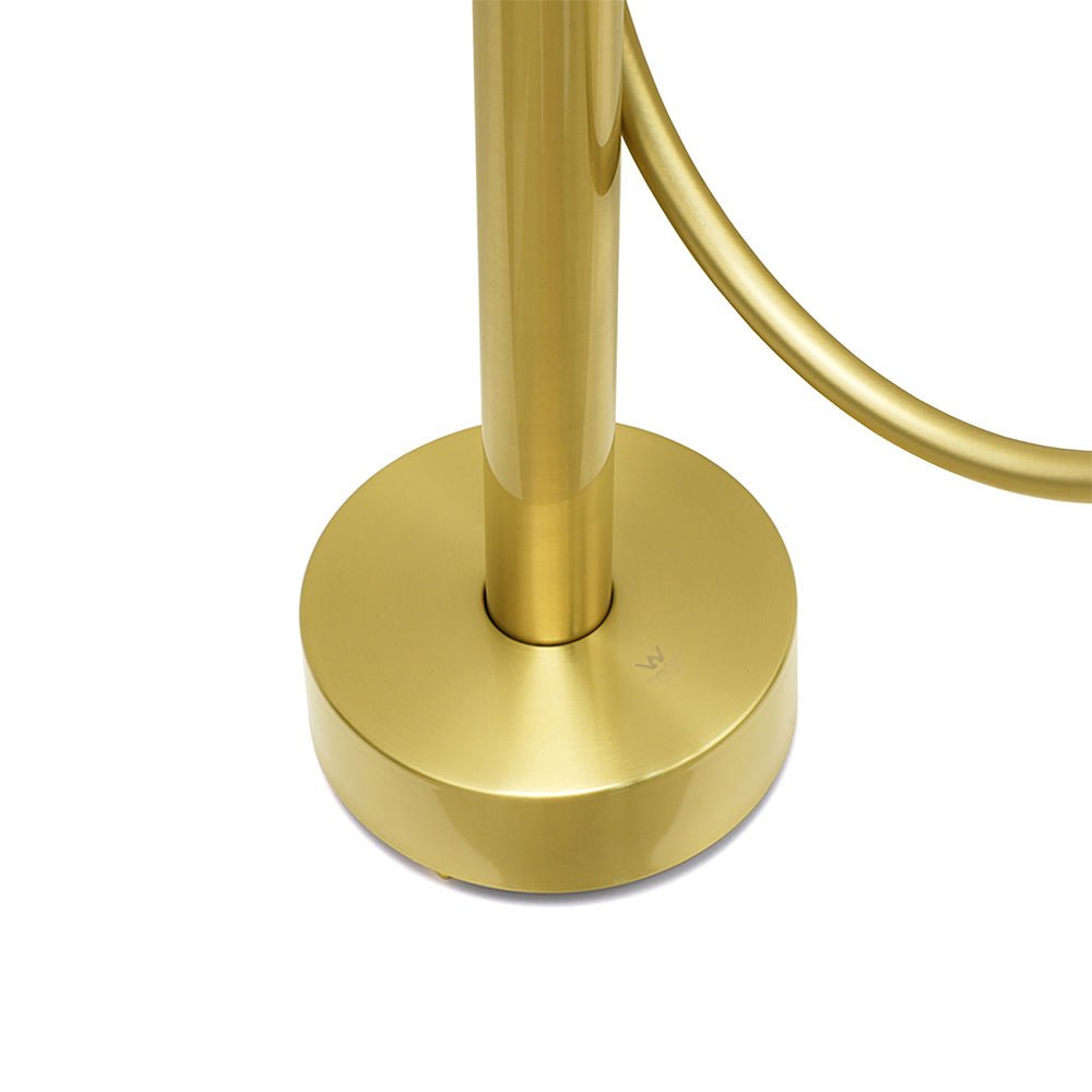 WELS Brushed Gold Bath Tub Mixer Tap Free Standing Faucet Spout Handheld Shower - Furniture > Bathroom > Shower Heads & Screens - Rivercity House & Home Co. (ABN 18 642 972 209) - Affordable Modern Furniture Australia