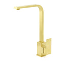 360º Swivel Gooseneck Laundry Sink Mixer Faucet with Brushed Gold Finish