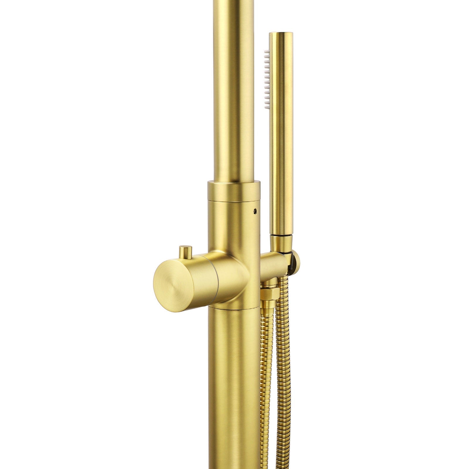 WELS Brushed Gold Twin Shower Handset Combo Set Outdoor Washing 10" Head 316 SUS - Furniture > Bathroom > Shower Heads & Screens - Rivercity House & Home Co. (ABN 18 642 972 209) - Affordable Modern Furniture Australia