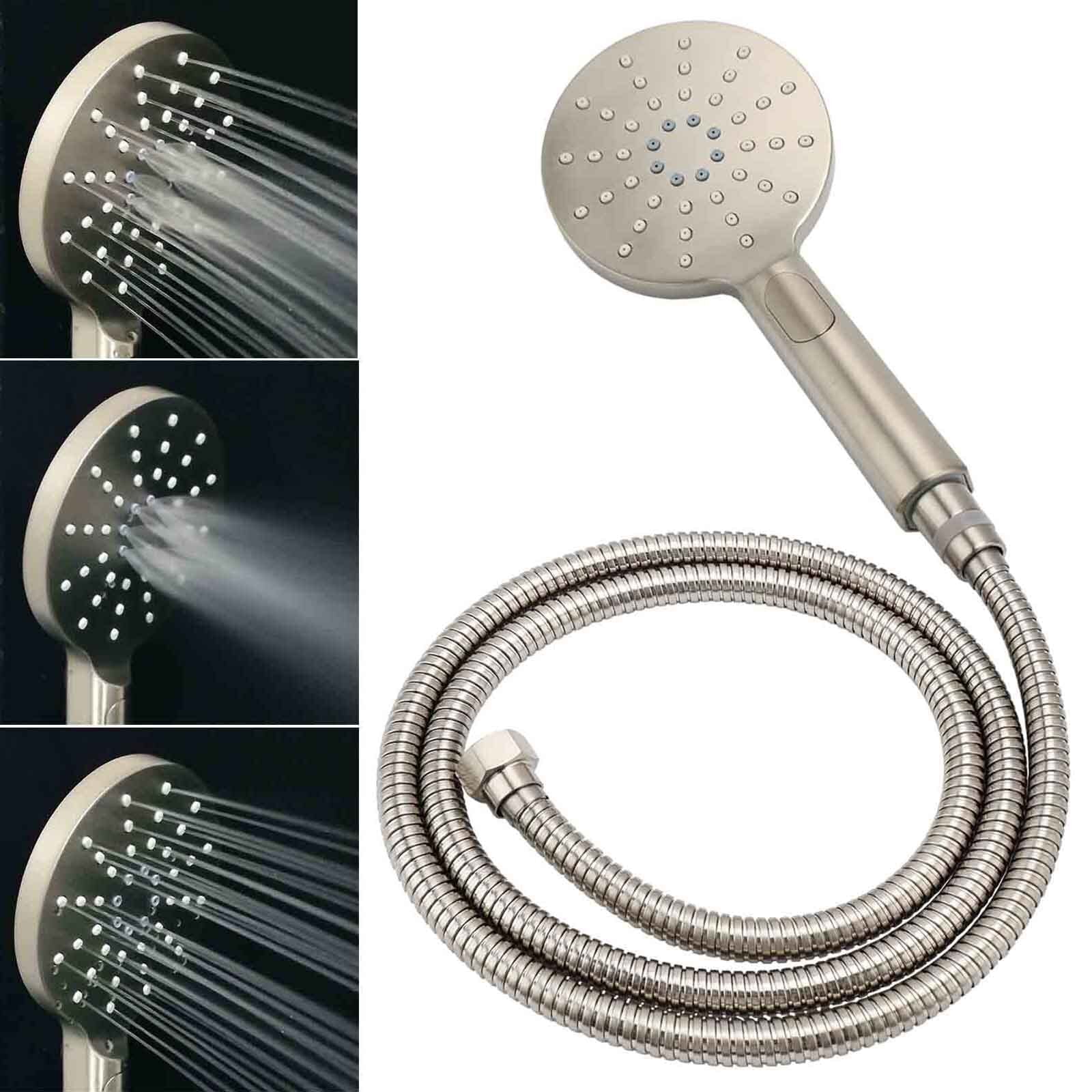 WELS Brushed Nickel 2in1 Shower Set Sliding Rail Arm 12" Round Head Handheld Small Face Mixer - Furniture > Bathroom > Shower Heads & Screens - Rivercity House & Home Co. (ABN 18 642 972 209) - Affordable Modern Furniture Australia