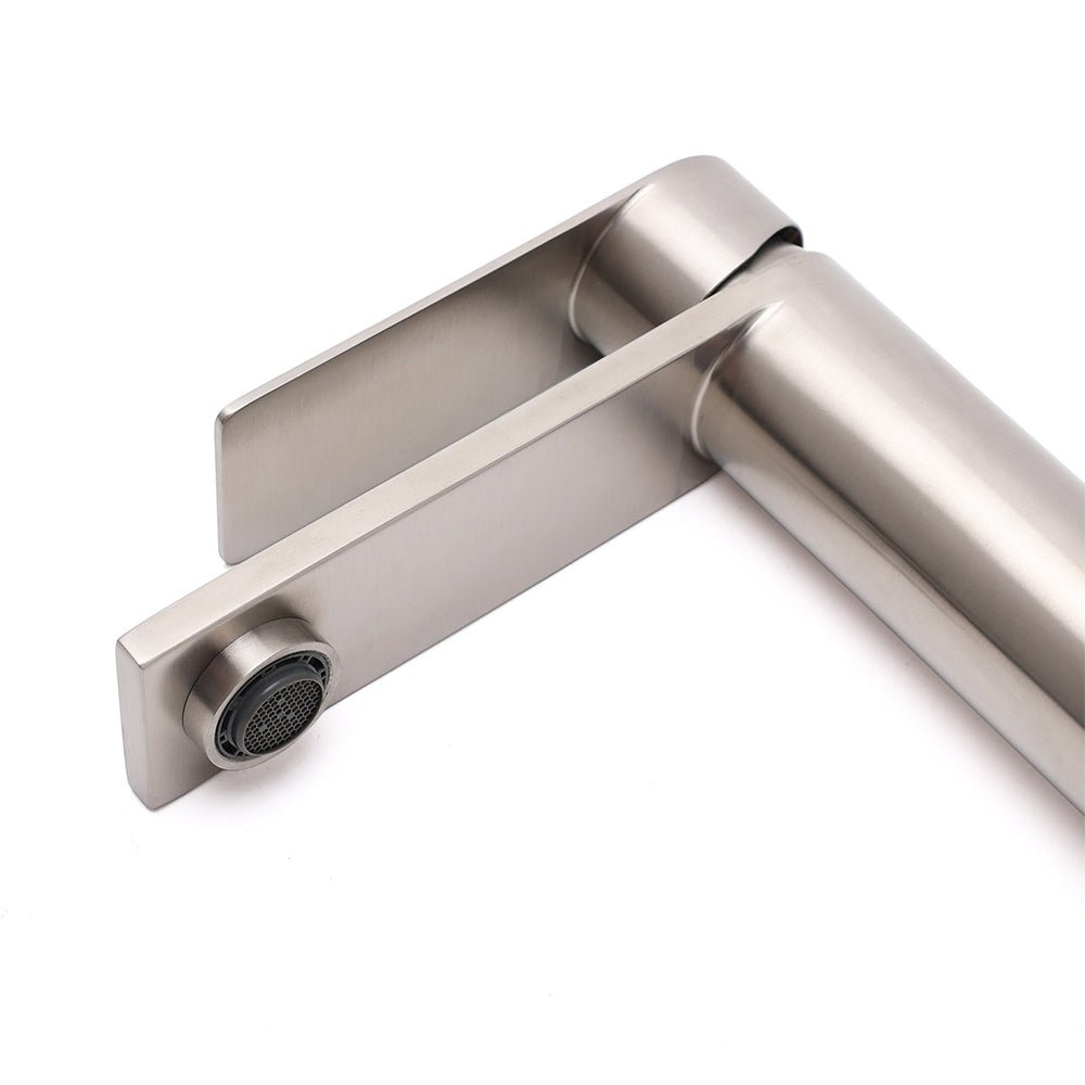 WELS Brushed Nickel Laundry Standard Basin Mixer Vanity Sink Faucet Spout Tap - Furniture > Bathroom > Shower Heads & Screens - Rivercity House & Home Co. (ABN 18 642 972 209) - Affordable Modern Furniture Australia