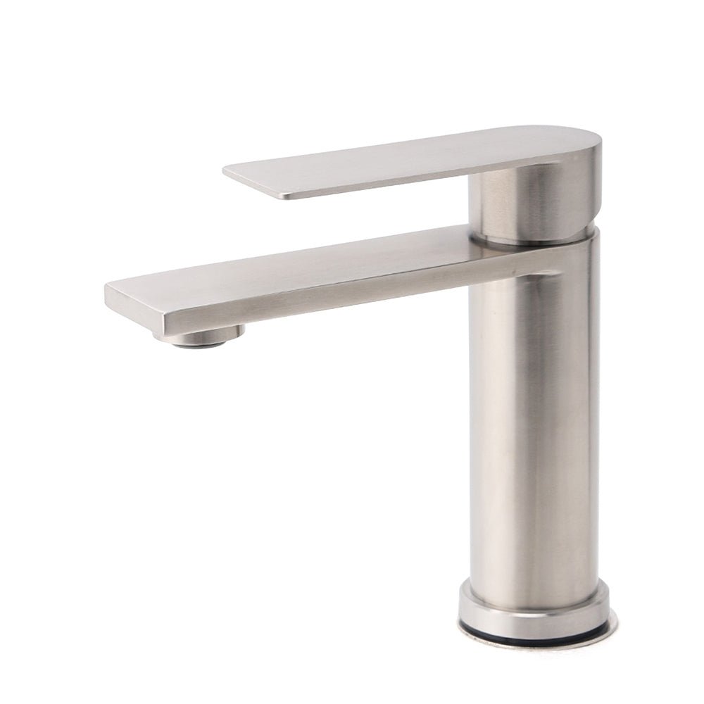 WELS Brushed Nickel Laundry Standard Basin Mixer Vanity Sink Faucet Spout Tap - Furniture > Bathroom > Shower Heads & Screens - Rivercity House & Home Co. (ABN 18 642 972 209) - Affordable Modern Furniture Australia