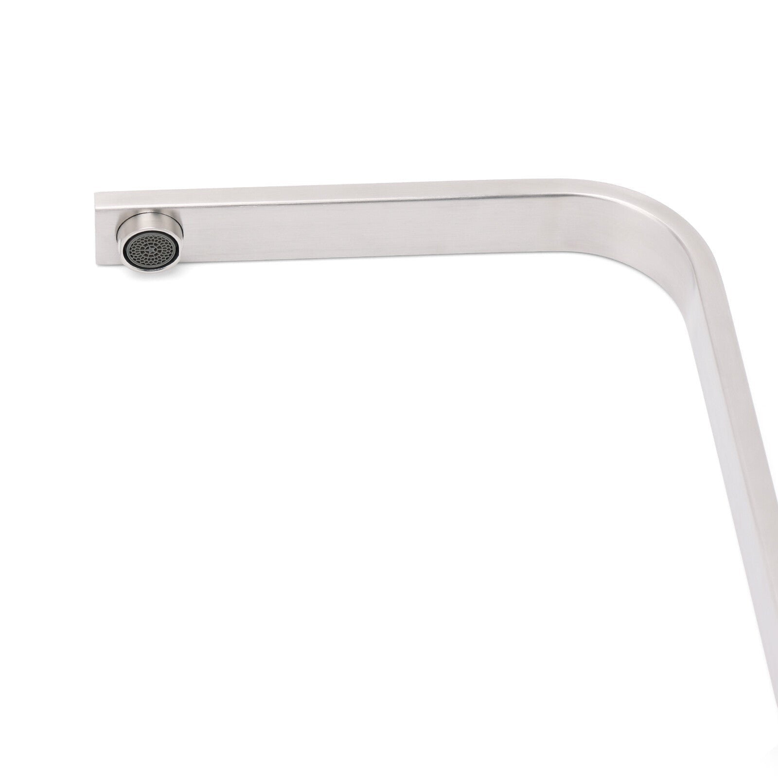 WELS Brushed Nickel Square Kitchen Sink Laundry Mixer 360º Swivel Faucet Tapware - Furniture > Bathroom > Shower Heads & Screens - Rivercity House & Home Co. (ABN 18 642 972 209) - Affordable Modern Furniture Australia