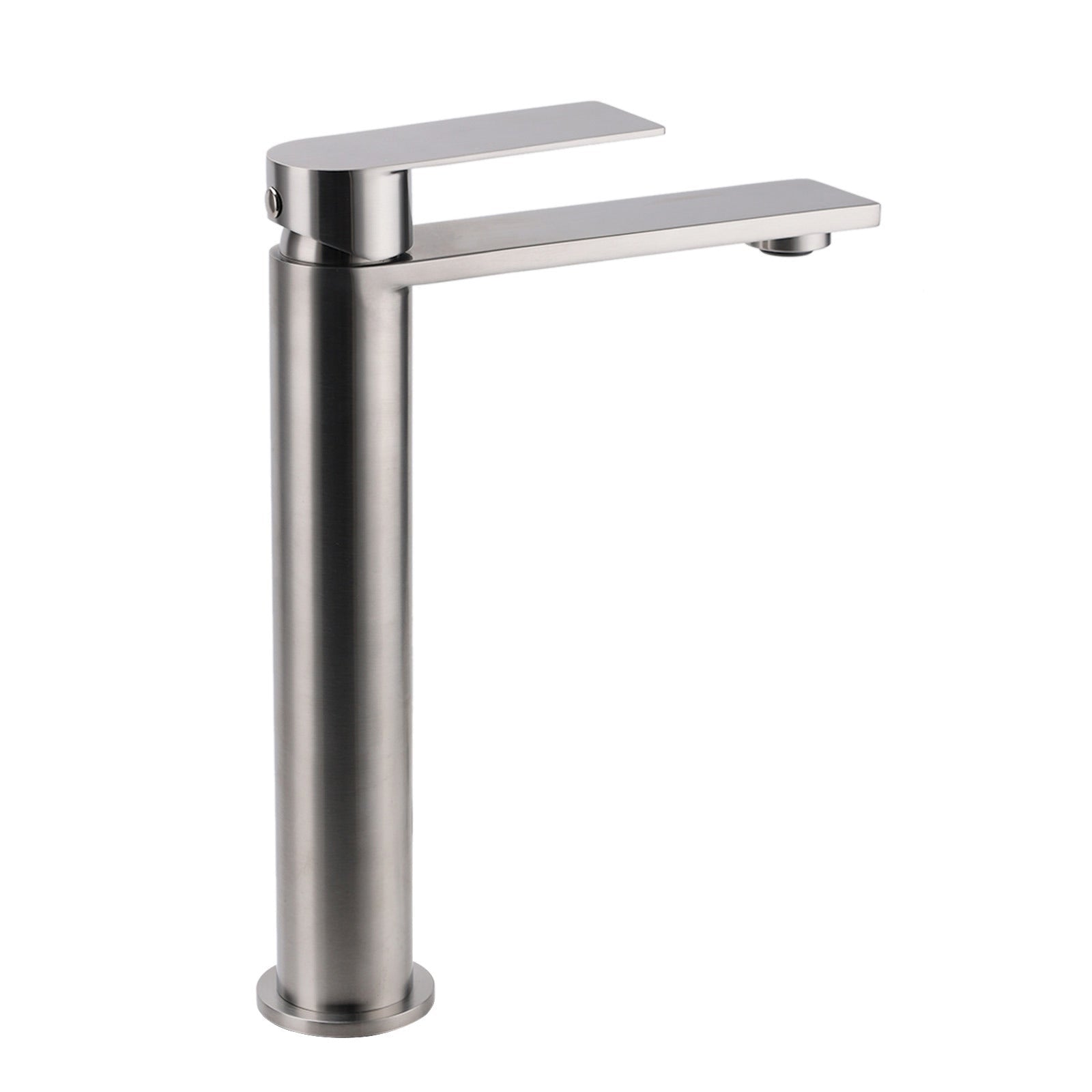 WELS Brushed Nickel Tall Basin Mixer Vanity Sink Faucet Spout 304SUS Laundry Tap - Furniture > Bathroom > Shower Heads & Screens - Rivercity House & Home Co. (ABN 18 642 972 209) - Affordable Modern Furniture Australia
