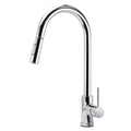 KYLINS 2-Mode Pull Out Kitchen Swivel Faucet with Spray - Chrome