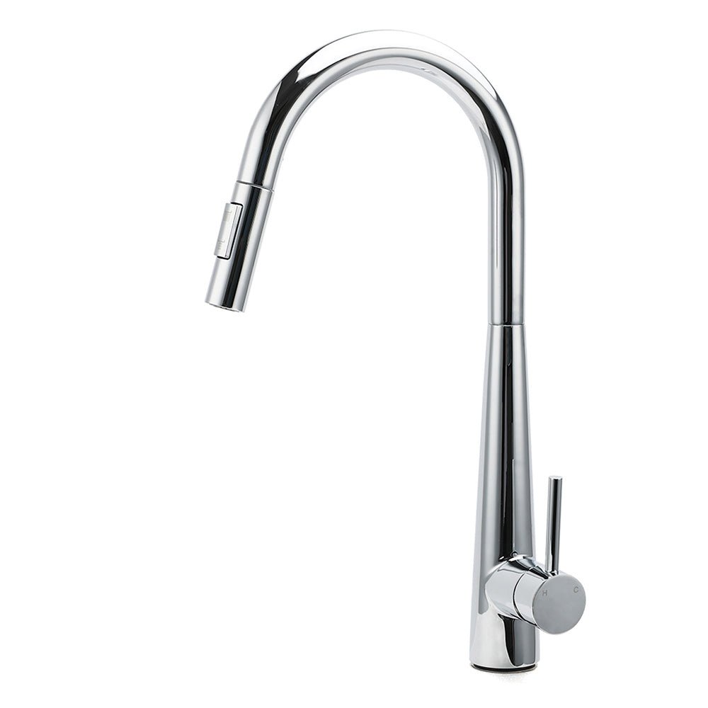 WELS Chrome 360 Swivel Pull Out Kitchen Tap Sink Mixer Faucet Spout 2 Way Outlet - Furniture > Bathroom > Shower Heads & Screens - Rivercity House & Home Co. (ABN 18 642 972 209) - Affordable Modern Furniture Australia