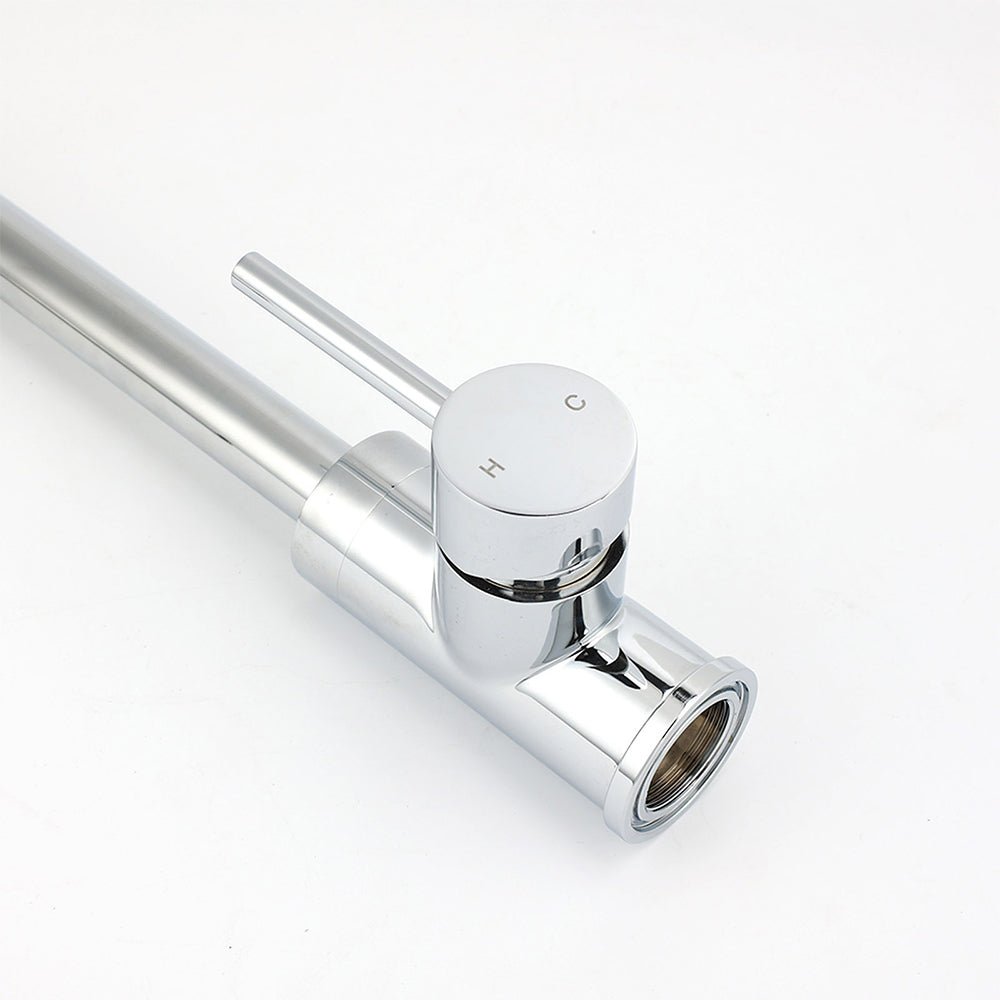 WELS Chrome Kitchen Laundry Swivel Sink Mixer Faucet Tap Spout Stainless Steel - Furniture > Bathroom > Shower Heads & Screens - Rivercity House & Home Co. (ABN 18 642 972 209) - Affordable Modern Furniture Australia