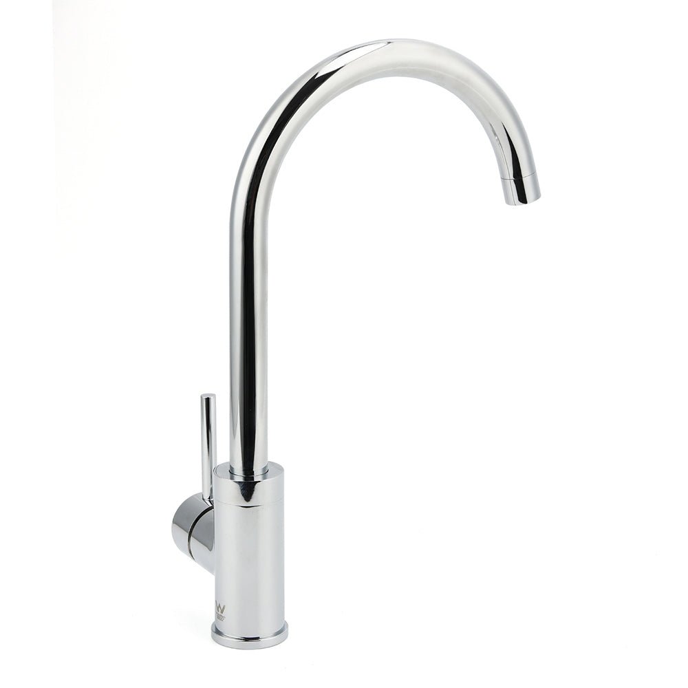 WELS Chrome Kitchen Laundry Swivel Sink Mixer Faucet Tap Spout Stainless Steel - Furniture > Bathroom > Shower Heads & Screens - Rivercity House & Home Co. (ABN 18 642 972 209) - Affordable Modern Furniture Australia