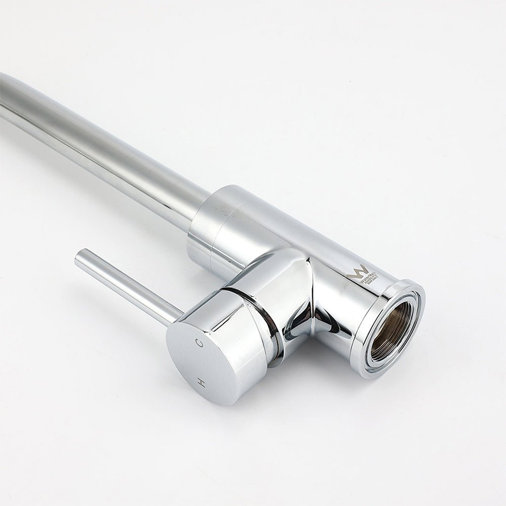 WELS Chrome Kitchen Laundry Swivel Sink Mixer Faucet Tap Spout Stainless Steel - Furniture > Bathroom > Shower Heads & Screens - Rivercity House & Home Co. (ABN 18 642 972 209) - Affordable Modern Furniture Australia
