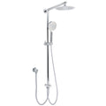 8" Stainless Steel Rain & Handheld Sliding Rail 2in1 Shower Set - Chrome