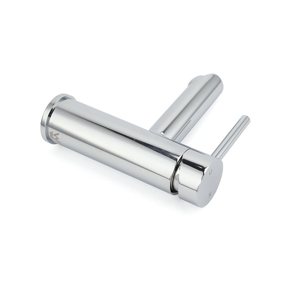 WELS Chrome Short Kitchen Laundry Round Basin Mixer Vanity Sink Faucet Tap Set - Furniture > Bathroom > Shower Heads & Screens - Rivercity House & Home Co. (ABN 18 642 972 209) - Affordable Modern Furniture Australia