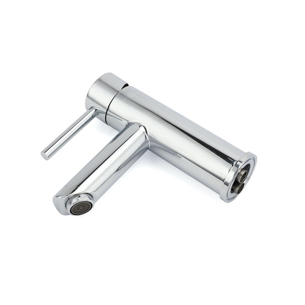 WELS Chrome Short Kitchen Laundry Round Basin Mixer Vanity Sink Faucet Tap Set - Furniture > Bathroom > Shower Heads & Screens - Rivercity House & Home Co. (ABN 18 642 972 209) - Affordable Modern Furniture Australia