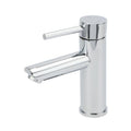 KYLINS Chrome Short Round Basin Mixer Faucet Set for Kitchen Laundry - Polished Chrome