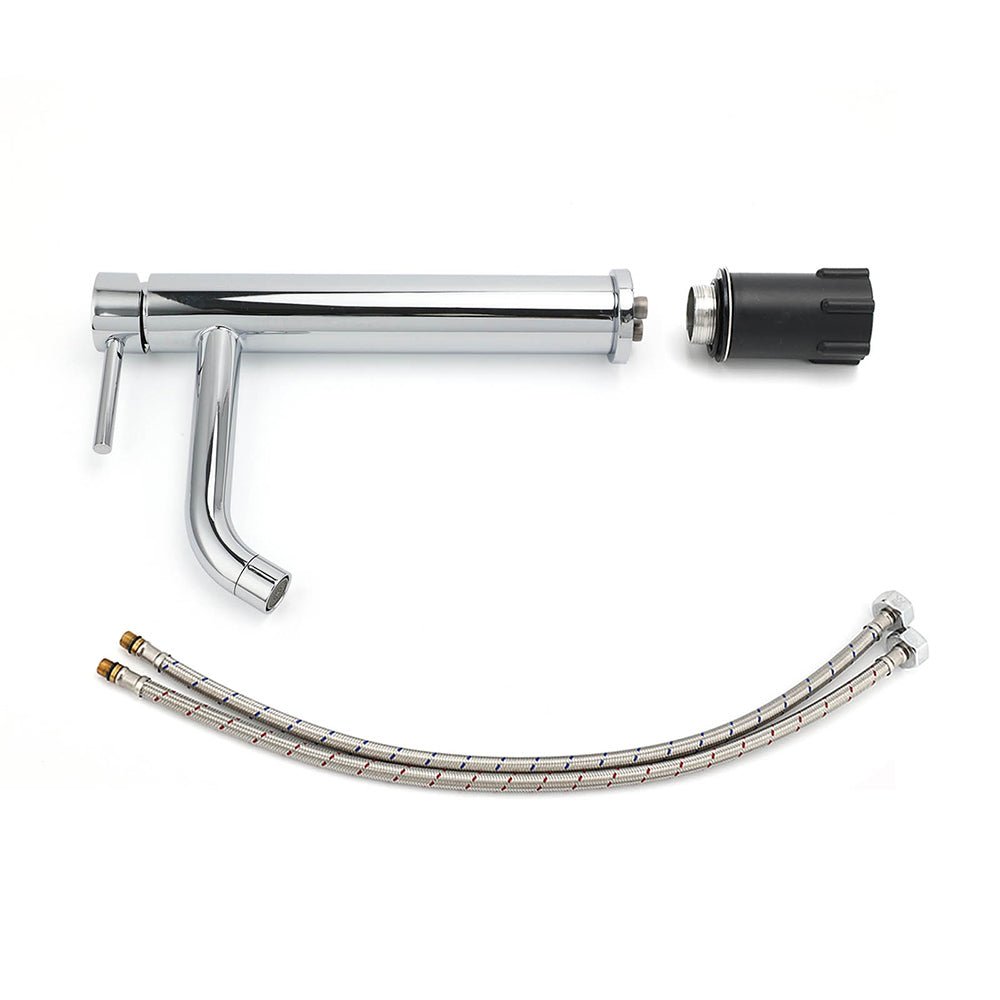 WELS Chrome Tall Basin Kitchen Laundry Mixer Vanity Sink Faucet Tap Curve Outlet - Furniture > Bathroom > Shower Heads & Screens - Rivercity House & Home Co. (ABN 18 642 972 209) - Affordable Modern Furniture Australia