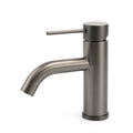 Kitchen Laundry Round Basin Mixer Vanity Sink Faucet Tap Set - Grey Metal