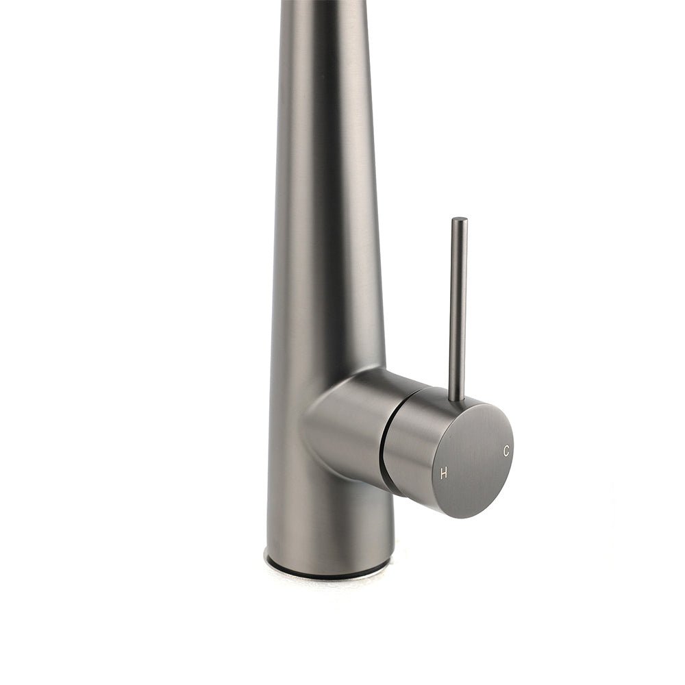 WELS Gun Metal Grey Pull Out Kitchen Sink Tap Basin Mixer Faucet Flexible Spout - Furniture > Bathroom > Shower Heads & Screens - Rivercity House & Home Co. (ABN 18 642 972 209) - Affordable Modern Furniture Australia