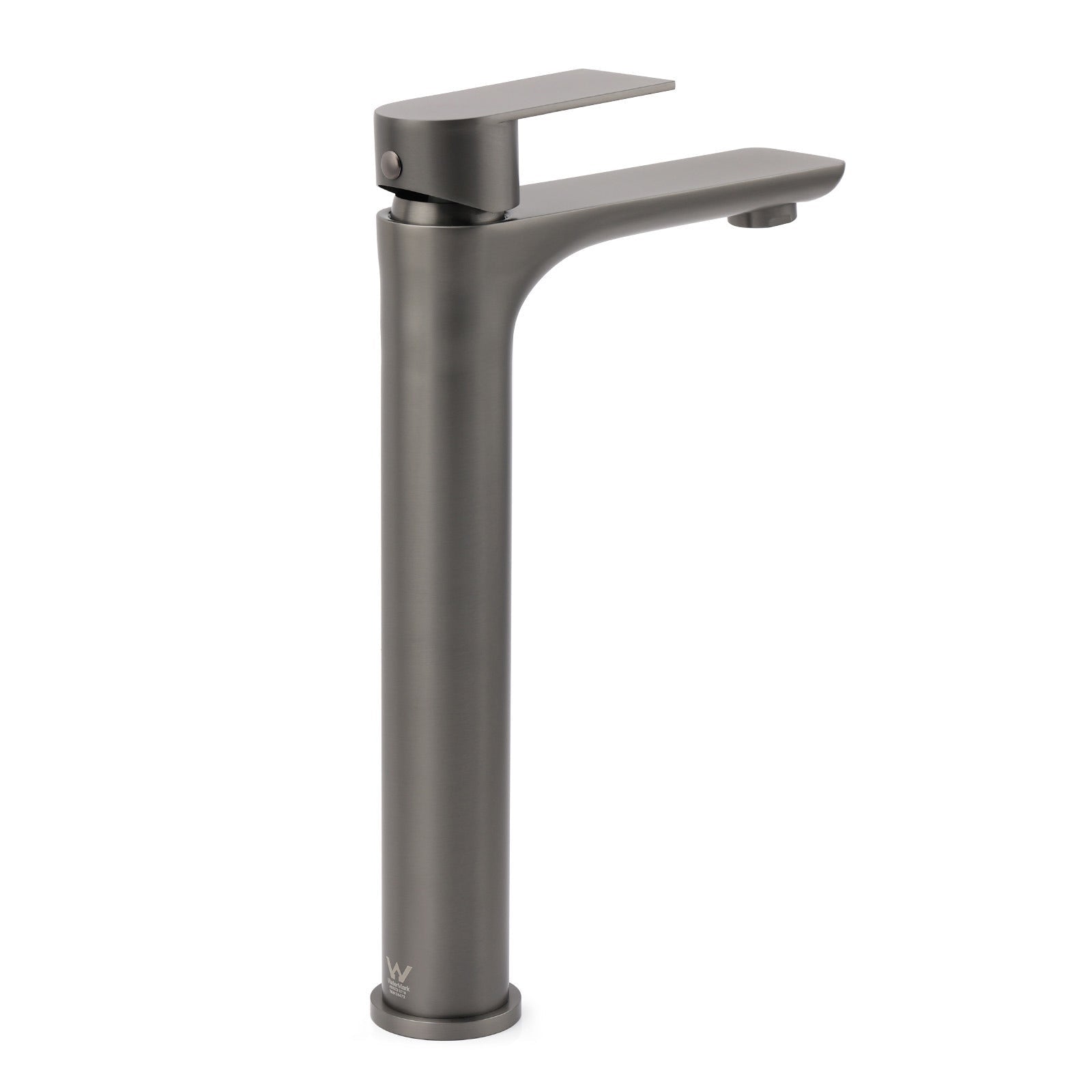 WELS Gun Metal Grey Round High Rise Basin Mixer Bathroom Vanity Faucet Tapware - Furniture > Bathroom > Shower Heads & Screens - Rivercity House & Home Co. (ABN 18 642 972 209) - Affordable Modern Furniture Australia