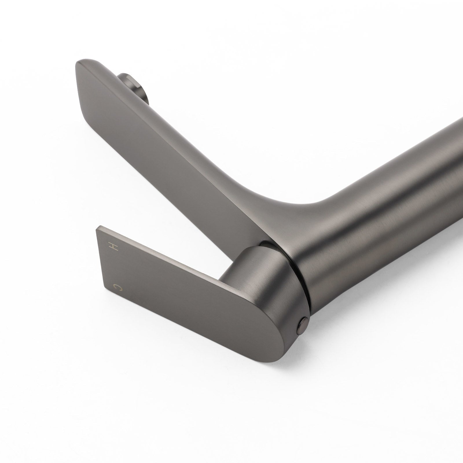 WELS Gun Metal Grey Round High Rise Basin Mixer Bathroom Vanity Faucet Tapware - Furniture > Bathroom > Shower Heads & Screens - Rivercity House & Home Co. (ABN 18 642 972 209) - Affordable Modern Furniture Australia