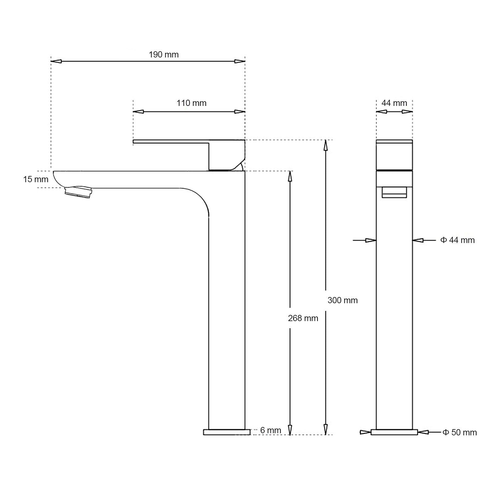 WELS Gun Metal Grey Round High Rise Basin Mixer Bathroom Vanity Faucet Tapware - Furniture > Bathroom > Shower Heads & Screens - Rivercity House & Home Co. (ABN 18 642 972 209) - Affordable Modern Furniture Australia