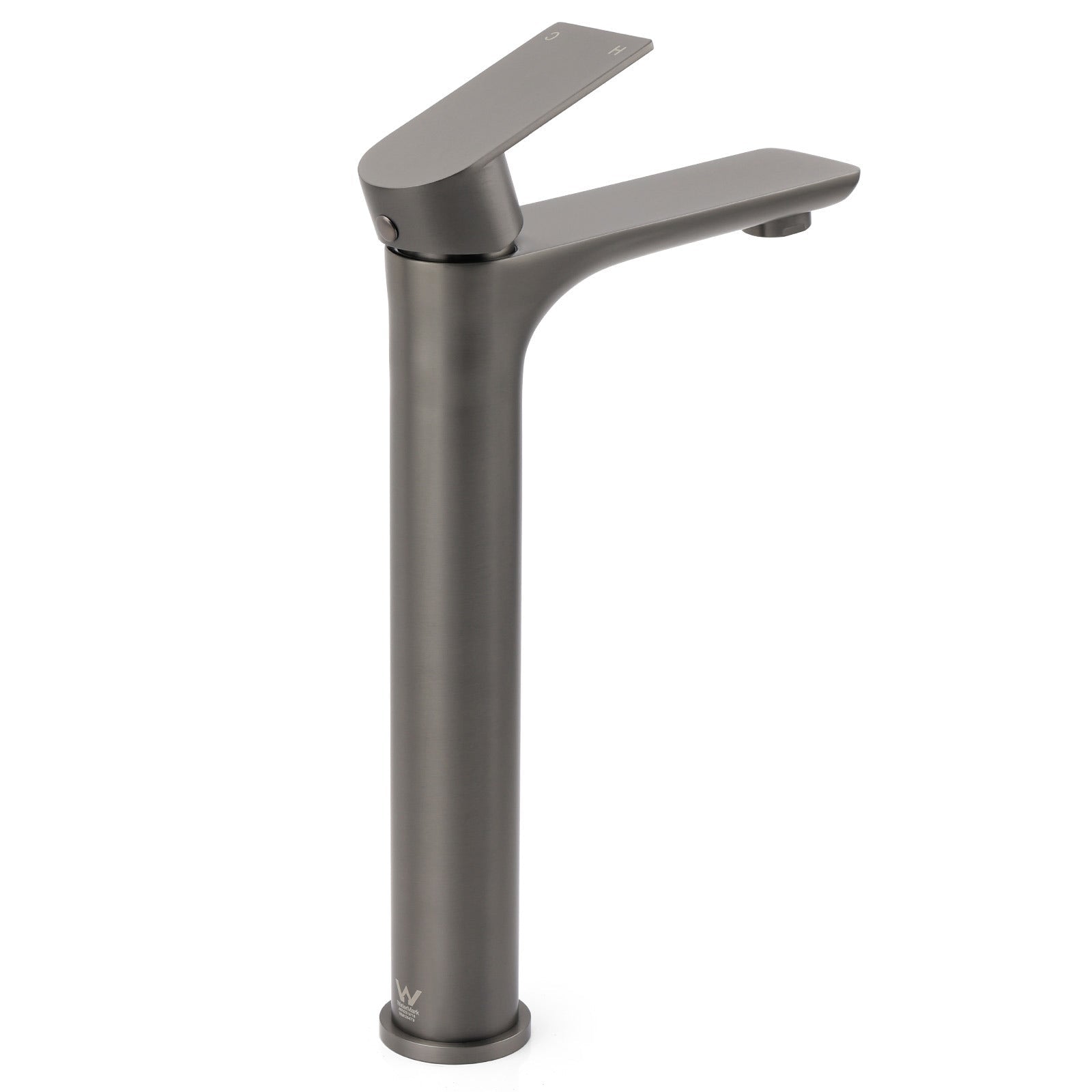 WELS Gun Metal Grey Round High Rise Basin Mixer Bathroom Vanity Faucet Tapware - Furniture > Bathroom > Shower Heads & Screens - Rivercity House & Home Co. (ABN 18 642 972 209) - Affordable Modern Furniture Australia