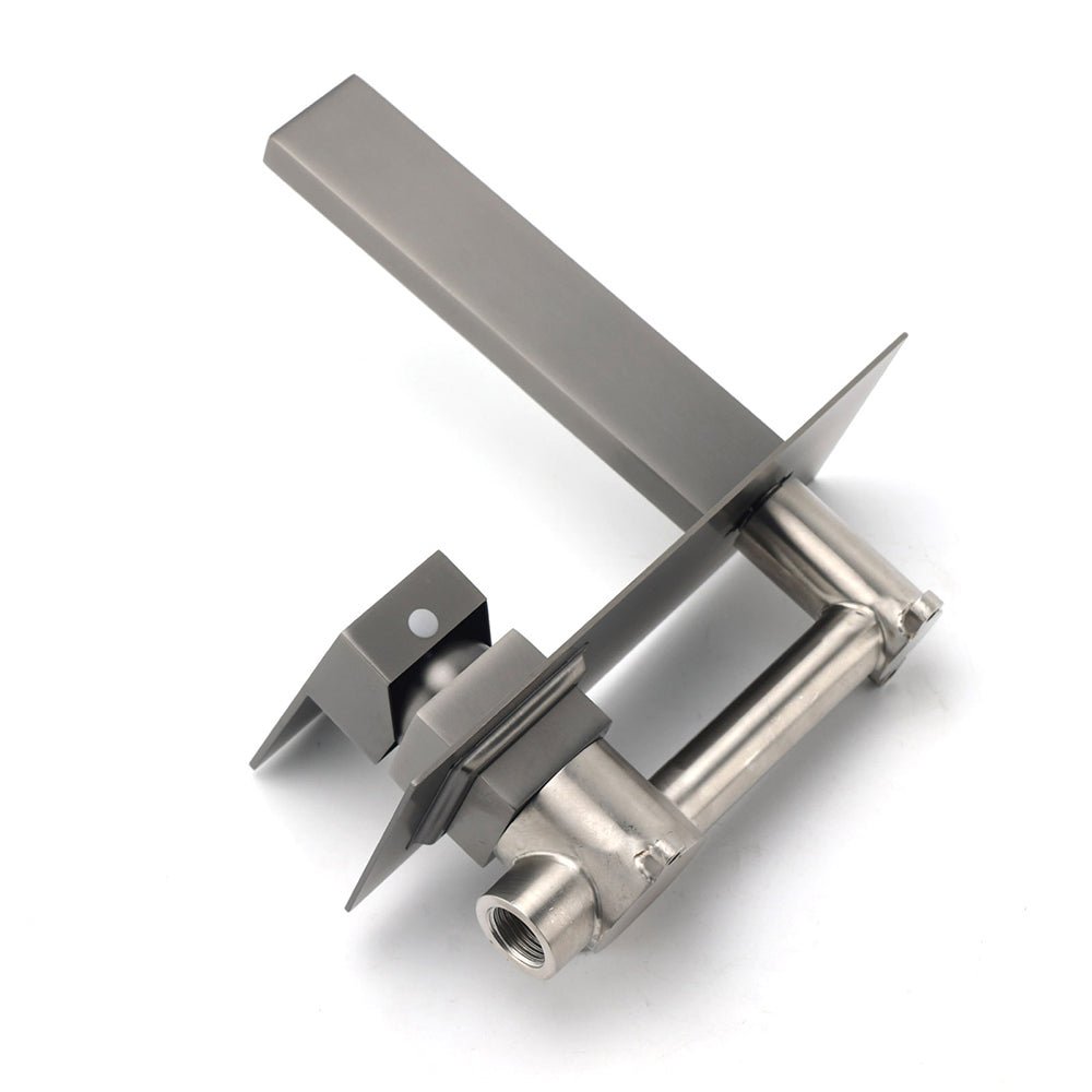 WELS Gun Metal Square Wall Mount Basin Mixer Laundry Vanity Tap Spout Faucet Set - Furniture > Bathroom > Shower Heads & Screens - Rivercity House & Home Co. (ABN 18 642 972 209) - Affordable Modern Furniture Australia