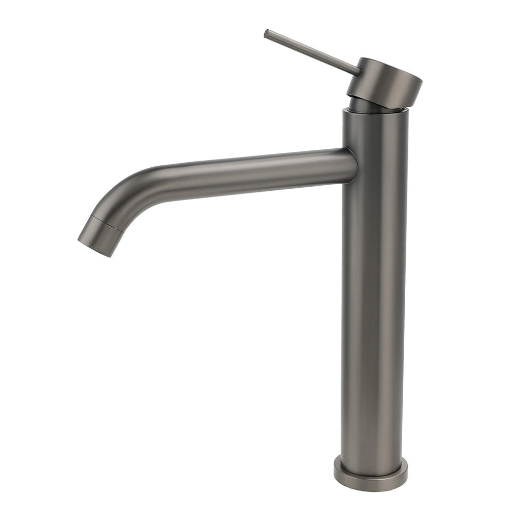 WELS Gunmtal Grey Tall Kitchen Laundry Basin Mixer Vanity Sink Faucet Tap Valve - Furniture > Bathroom > Shower Heads & Screens - Rivercity House & Home Co. (ABN 18 642 972 209) - Affordable Modern Furniture Australia