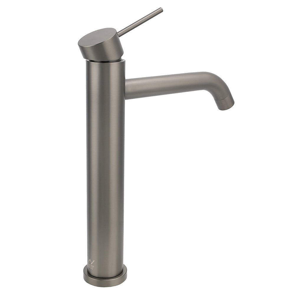 WELS Gunmtal Grey Tall Kitchen Laundry Basin Mixer Vanity Sink Faucet Tap Valve - Furniture > Bathroom > Shower Heads & Screens - Rivercity House & Home Co. (ABN 18 642 972 209) - Affordable Modern Furniture Australia
