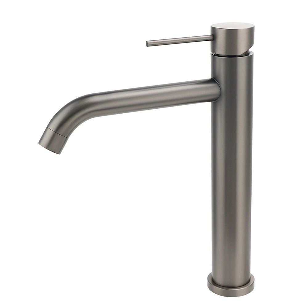 WELS Gunmtal Grey Tall Kitchen Laundry Basin Mixer Vanity Sink Faucet Tap Valve - Furniture > Bathroom > Shower Heads & Screens - Rivercity House & Home Co. (ABN 18 642 972 209) - Affordable Modern Furniture Australia