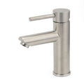 Kitchen Laundry Round Basin Mixer Vanity Sink Faucet Set - Brushed Nickel