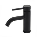 Kitchen Laundry Round Standard Basin Mixer Vanity Sink Faucet - Black