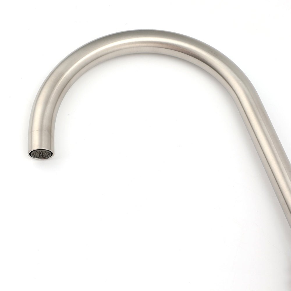 WELS Kitchen Laundry Swivel Sink Mixer Faucet Tap Spout Stainless Steel Brushed - Furniture > Bathroom > Shower Heads & Screens - Rivercity House & Home Co. (ABN 18 642 972 209) - Affordable Modern Furniture Australia